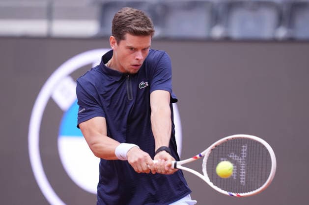 Alexander Blockx (BEL) during the match between Alexander Zverev (GER) vs Alexander Blockx (BEL) at the Italian Open in Rome, Sunday, May 10, 2026. (Alfredo Falcone LaPresse)  Copyright: xAlfredoxFalcone LaPressex