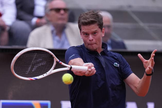 Alexander Blockx (BEL) during the match between Alexander Zverev (GER) vs Alexander Blockx (BEL) at the Italian Open in Rome, Sunday, May 10, 2026. (Alfredo Falcone LaPresse)  Copyright: xAlfredoxFalcone LaPressex