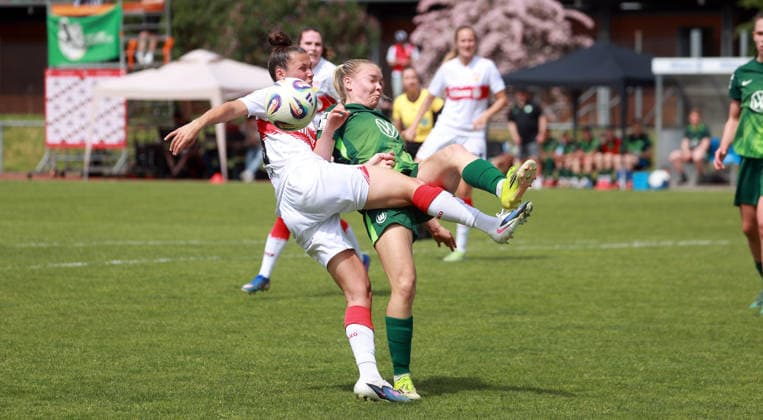 10 05 26 Women VfB Stuttgart VfL Wofsburg II Germany, Stuttgart, 10 05 2026, Football, Women, 2 Bundesliga, Season 2025 2026, VfB Stuttgart VfL Wolfsburg II Nicole Billa VfB Stuttgart