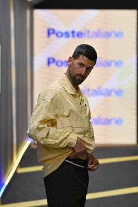 RECORD DATE NOT STATED 8th May 2026, Foro Italico, Rome, Italy; Italian Open Tennis, Day 5; Novak Djokovic SRB in action during men s singles match AllShotLive