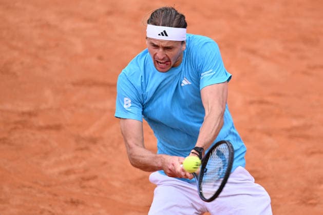 TENNIS - Internazionali di Tennis - Internazionali BNL d Italia Photo by IPA ABACAPRESS.COM84542310 - Alexander Zverev of Germany competes against Alexander Blockx of Belgium during the Internazionali BNL d Italia Day Six at Foro Italico on May 10, 2026 in Rome, Italy. Rome Italy  Copyright: xIPAxSport ABACAx