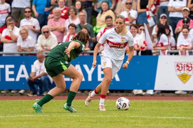 Dafina Redzepi VFB Stuttgart Women, 07 , GER, VfB Stuttgart Women vs VfL Wolfsburg II, Football, 2 Womens Bundesliga, 25 Matchday, Season 2025 2026, 10 085 2026, GER, VfB Stuttgart Women vs VfL Wolfsburg II, Football, 2 Womens Bundesliga, 25 Matchday, Season 2025 2026, 10 085 2026, Stuttgart Copyright: xEibner-Pressefoto EdwardxCheungx EP_ECG