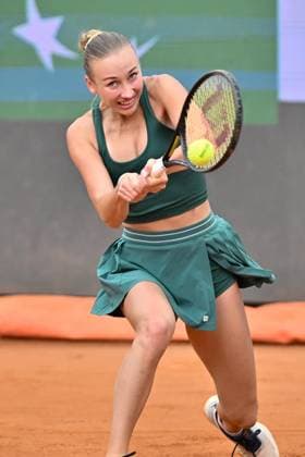 Foto IPP Cavaliere Emiliano. Roma 10 05 2026. Tennis Internazionali d Italia 2026. Nella foto: Anastasia Patapova. Italy Photo Press - World Copyright italy ITALY  Copyright: xR4924_italyphotopressx