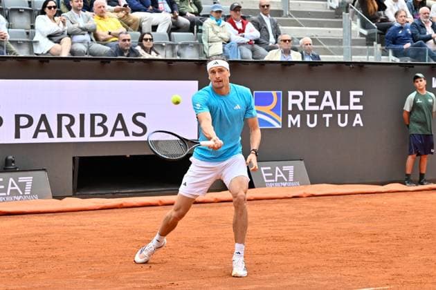 Foto IPP Cavaliere Emiliano. Roma 10 05 2026. Tennis Internazionali d Italia 2026. Nella foto: Alexander Zverev. Italy Photo Press - World Copyright italy ITALY  Copyright: xR4924_italyphotopressx