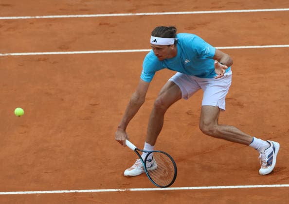 May 10, 2026, Rome, Lazio, Italy: ALEXANDER ZVEREV of Germany during the match against A. Blockx of Belgium in the third round of tennis tournament WTA, Tennis Damen 1000 Internazionali BNL DÃ¢â‚¬â ¢Italia, Rome, Italy. Zverev won 6:1, 6:4. Rome Italy - ZUMAc278 20260510_zsp_c278_015 Copyright: xMarcinxCholewinskix