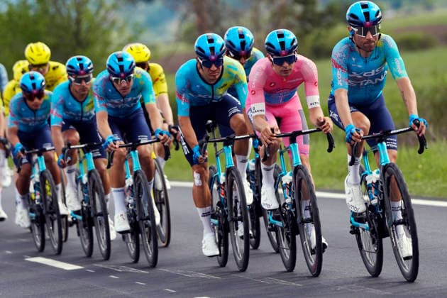 The pack rides during Stage 3 of the Giro d™Italia, from Plovdiv to Sofia, Bulgaria, Sunday, May 10, 2026.  Copyright: xFabioxFerrari LaPressex