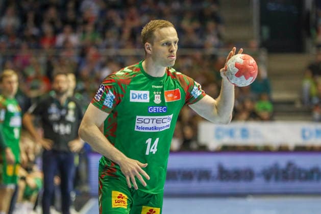 10 05 2026, xgox, Handball Daikin HBL SC Magdeburg Handball Sport Verein Hamburg emspor, v l Omar Ingi Magnusson Magdeburg, 14 am Ball, plays the ball Magdeburg