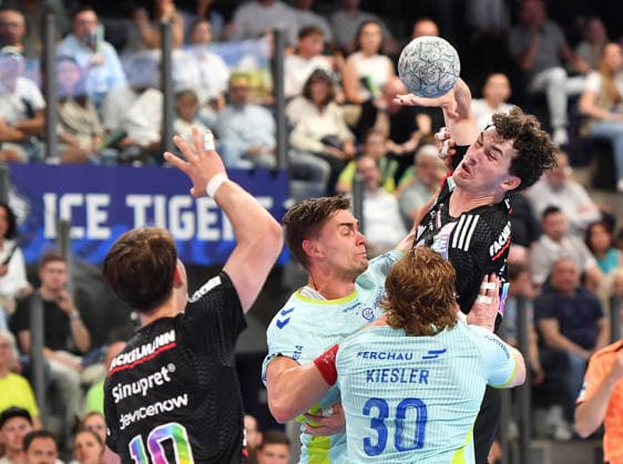 10 05 2026 Handball 1 Bundesliga DAIKIN HBL Season 2025 2026 31 Matchday HC Erlangen Metropolregion Nürnberg HCE VfL Gummersbach OGo xogox Khalifa Ghedbane 96, HC Erlangen HCE