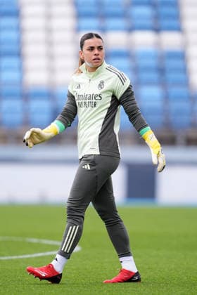 May 10, 2026, Valdebebas, Madrid, Spain: Misa Rodriguez of Real Madrid looks on during the Spanish Women League, Liga F, football match played between Real Madrid and Atletico De Madrid at Alfredo Di Stefano stadium on May 10, 2026, in Valdebebas, Madrid, Spain. Valdebebas Spain - ZUMAa181 20260510_zaa_a181_011 Copyright: xDennisxAgyemanx