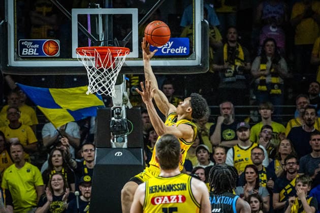 Basketball Berlin 10 05 2026 Season 2025 2026 EasyCredit BBL 1 Bundesliga Men, Men Alba Berlin Science City Jena Jack Kayil Alba Berlin, No 07