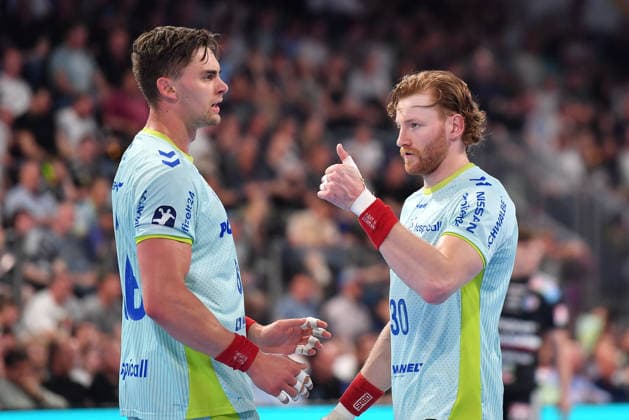 10 05 2026 Handball 1 Bundesliga DAIKIN HBL Season 2025 2026 31 Matchday HC Erlangen Metropolregion Nuremberg HCE VfL Gummersbach OGo xogox Stepan Zeman 66, VfL Gummersbach Tom Kiesler 30, VfL Gummersbach