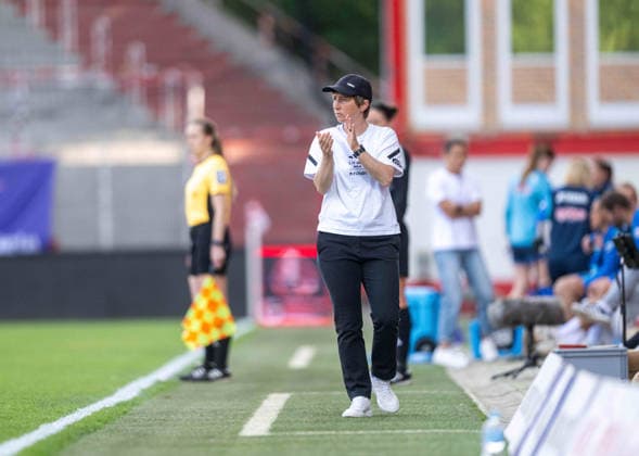 Soccer, Women, Season 2025 2026, Google Pixel Women Bundesliga 25 Matchday , 1 FC Union Berlin TSG 1899 Hoffenheim, Coach Ailien Poese 1 FC Union , 10 05 2026, Copyright: xMatthiasxKochx