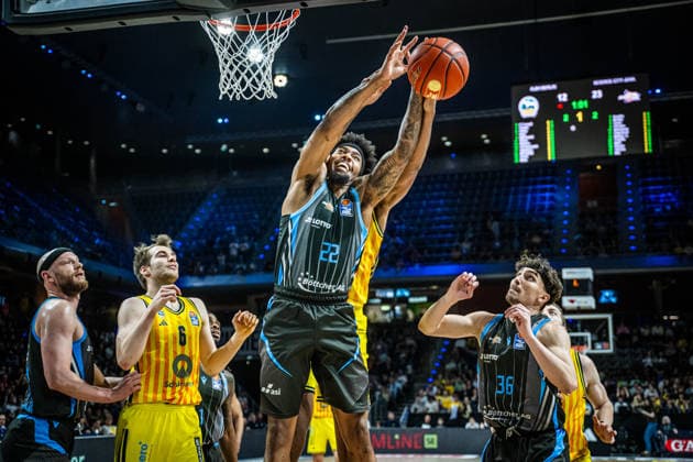 Basketball Berlin 10 05 2026 Season 2025 2026 EasyCredit BBL 1 Bundesliga Men, Men Alba Berlin Science City Jena Ja™Von Franklin Jena, No 22