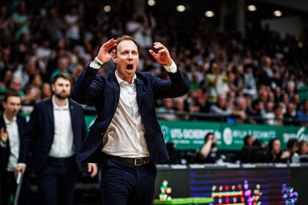 Jacques Schneider Gladiators Trier , Vet Concept Gladiators Trier vs MBC Syntainics, Basketball, easyCredit BBL, Matchday 34, Season 2025 2026, 10 05 2026 Vet Concept Gladiators Trier vs MBC Syntainics, Basketball, easyCredit BBL, Matchday 34, Season 2025 2026, 10 05 2026 Copyright: xEibner-Pressefoto AlexanderxNeisx EP_ANS