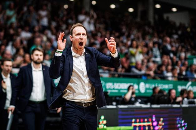 Jacques Schneider Gladiators Trier , Vet Concept Gladiators Trier vs MBC Syntainics, Basketball, easyCredit BBL, Matchday 34, Season 2025 2026, 10 05 2026 Vet Concept Gladiators Trier vs MBC Syntainics, Basketball, easyCredit BBL, Matchday 34, Season 2025 2026, 10 05 2026 Copyright: xEibner-Pressefoto AlexanderxNeisx EP_ANS