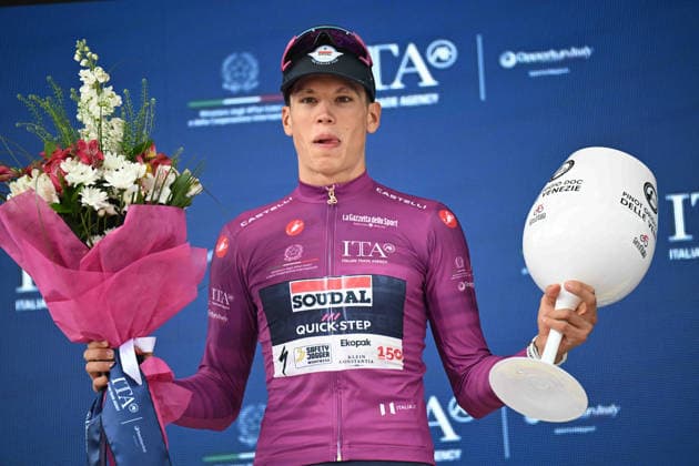 10-05-2026 Giro D italia; Tappa 03 Plovdiv - Sofia; 2026, Soudal - Quick Step; Magnier, Paul; Sofia; 