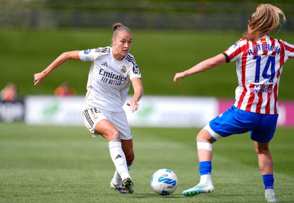 May 10, 2026, Valdebebas, Madrid, Spain: Ingrid Filippa Angeldahl of Real Madrid in action during the Spanish Women League, Liga F, football match played between Real Madrid and Atletico De Madrid at Alfredo Di Stefano stadium on May 10, 2026, in Valdebebas, Madrid, Spain. Valdebebas Spain - ZUMAa181 20260510_zaa_a181_047 Copyright: xDennisxAgyemanx