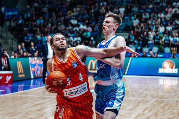 Christopher Ledlum ratiopharm Ulm, 04 GER, Skyliners Frankfurt vs ratiopharm Ulm, easyCredit BBL, Bundesliga, Matchday 34, Season 2025 2026 10 05 2026 Eibner Pressefoto Attila Ziga GER, Skyliners Frankfurt vs ratiopharm Ulm, easyCredit BBL, Bundesliga, Matchday 34, Season 2025 2026 10 05 2026 Frankfurt am Main Copyright: xEibner-Pressefotox EP_AZA