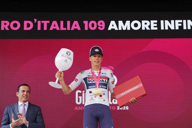 Paul Magnier (Soudal Quick-Step) winner stage during Stage 3 of the Giro d™Italia, from Plovdiv to Sofia, Bulgaria, Sunday, May 10, 2026.  Copyright: xMassimoxPaolone LaPressex