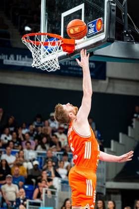 Luc van Slooten 6 Rasta Vechta at the basketball game in the SNP dome in Heidelberg Basketball by Luc van Slooten 6 Rasta Vechta Copyright: xMichaelxGelhardtx