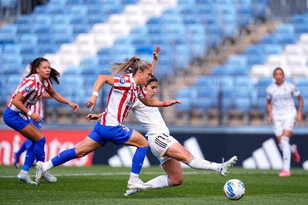 May 10, 2026, Valdebebas, Madrid, Spain: Alba Redondo of Real Madrid in action during the Spanish Women League, Liga F, football match played between Real Madrid and Atletico De Madrid at Alfredo Di Stefano stadium on May 10, 2026, in Valdebebas, Madrid, Spain. Real Madrid V Atletico De Madrid - Liga F - ZUMAa181 20260510_zaa_a181_069 Copyright: xDennisxAgyemanx