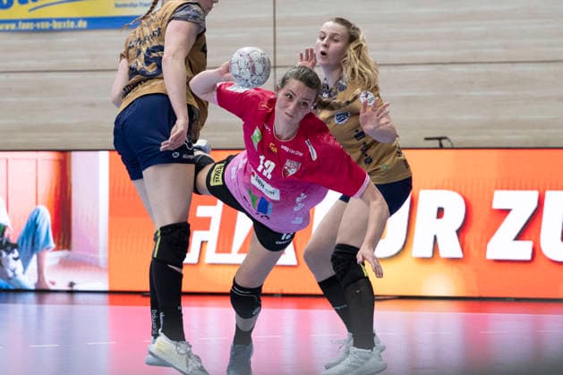 Handball Bundesliga Women,HBF, Season 2025 2026 SV Union Halle Neustadt vs Buxtehuder SV Halle, Germany 10 May 2026 In the picture Madeleine Östlund Oestlund Halle Halle Saale SWH Arena Sachsen Anhalt Germany