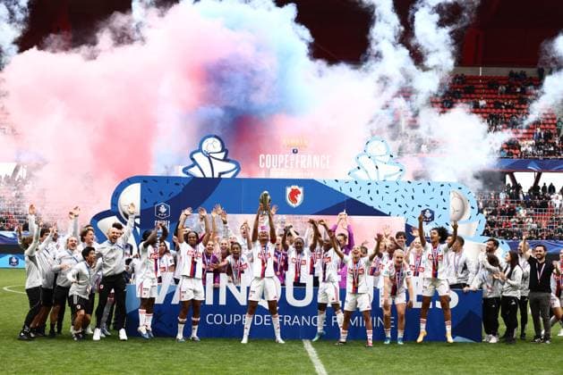Football, Women, Coupe de France, Final, Paris Saint Germain - Olympique Lyon