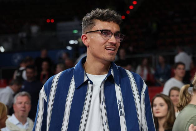 NBA player Tristan da Silva Orlando Magic , GER, FC Bayern Basketball vs EWE Baskets Oldenburg, Basketball, easycredit Basketball Bundesliga, 34 Matchday, Season 2025 2026, 10 05 2026, GER, FC Bayern Basketball vs EWE Baskets Oldenburg, Basketball, easycredit Basketball Bundesliga, 34 Matchday, Season 2025 2026, 10 05 2026 Munich Copyright: xEibner-Pressefoto JennixMaulx EP_JML