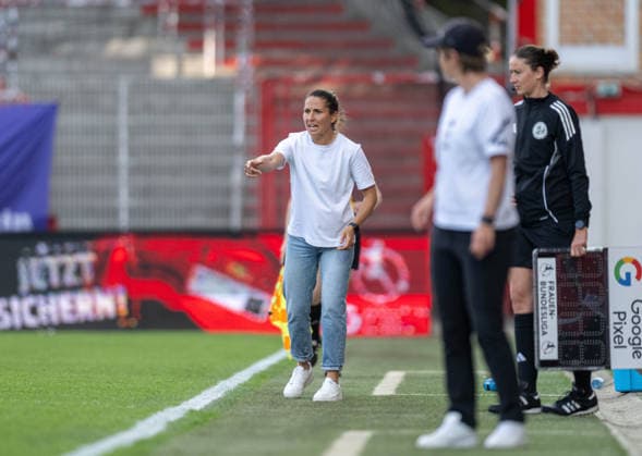 Soccer, Women, Season 2025 2026, Google Pixel Women Bundesliga 25 Matchday , 1 FC Union Berlin TSG 1899 Hoffenheim, Coach Eva Maria Virsinger Hoffenheim , 10 05 2026, Copyright: xMatthiasxKochx