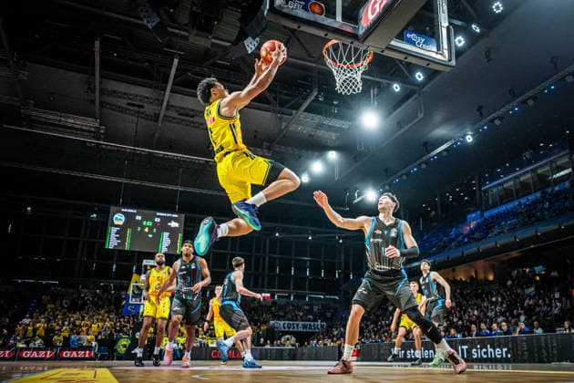 Basketball Berlin 10 05 2026 Season 2025 2026 EasyCredit BBL 1 Bundesliga Men, Men Alba Berlin Science City Jena Jack Kayil Alba Berlin, No 07