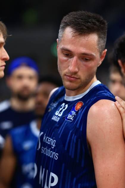 Ryan Mikesell 33 MLP Academics Heidelberg shows a pensive look after the relegation game in Heidelberg Sad look from Ryan Mikesell 33 MLP Academics Heidelberg Copyright: xMichaelxGelhardtx