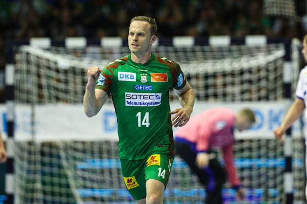 Omar Ingi Magnusson SC Magdeburg,14 Handball Bundesliga Season 2025 2026 SC Magdeburg vs HSV Hamburg at the GETEC Arena in Magdeburg Action,Handball,Germany,10 05 2026