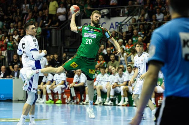 Philipp Weber SC Magdeburg,20 Handball Bundesliga Season 2025 2026 SC Magdeburg vs HSV Hamburg at the GETEC Arena in Magdeburg Action,Handball,Germany,10 05 2026