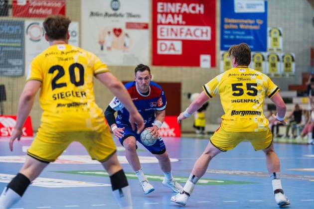 Merlin Fuß HBW Balingen Weilstetten, 13 in attack HSG Krefeld Niederrhein vs HBW Balingen Weilstetten, Handball, 2 HBL, 31 Matchday, Season 2025 26, 10 05 2026, HSG Krefeld Niederrhein vs HBW Balingen Weilstetten, Handball, 2 HBL, 31 Matchday, Season 2025 26, 10 05 2026 Krefeld Copyright: xEibner-Pressefoto LukasxBaldygax EP_LBA