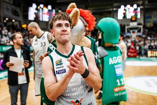 Steven Ashworth Gladiators Trier , Vet Concept Gladiators Trier vs MBC Syntainics, Basketball, easyCredit BBL, Matchday 34, Season 2025 2026, 10 05 2026 Vet Concept Gladiators Trier vs MBC Syntainics, Basketball, easyCredit BBL, Matchday 34, Season 2025 2026, 10 05 2026 Copyright: xEibner-Pressefoto AlexanderxNeisx EP_ANS
