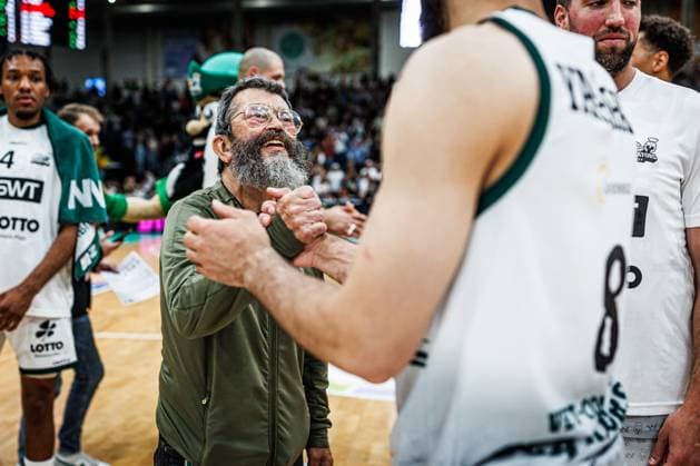 Axel Iggy Mock, Vet Concept Gladiators Trier vs MBC Syntainics, Basketball, easyCredit BBL, Matchday 34, Season 2025 2026, 10 05 2026 Vet Concept Gladiators Trier vs MBC Syntainics, Basketball, easyCredit BBL, Matchday 34, Season 2025 2026, 10 05 2026 Copyright: xEibner-Pressefoto AlexanderxNeisx EP_ANS