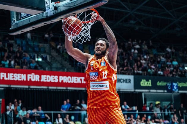Joel Soriano ratiopharm Ulm, 12 GER, Skyliners Frankfurt vs ratiopharm Ulm, easyCredit BBL, Bundesliga, Matchday 34, Season 2025 2026 10 05 2026 Eibner Pressefoto Attila Ziga GER, Skyliners Frankfurt vs ratiopharm Ulm, easyCredit BBL, Bundesliga, Matchday 34, Season 2025 2026 10 05 2026 Frankfurt am Main Copyright: xEibner-Pressefotox EP_AZA
