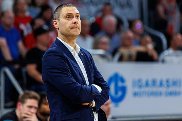 Marko Stankovic Telekom Baskets Bonn, Coach , single picture, single photo, portrait, portraet, BMA365 Bamberg Baskets vs Telekom Baskets Bonn, Basketball, easyCredit BBL, 34 Matchday, 10 05 2026 BMA365 Bamberg Baskets vs Telekom Baskets Bonn, Basketball, easyCredit BBL, 34 Matchday, 10 05 2026 Bamberg Copyright: xEibner-Pressefoto G.xSantemizx EP_EER