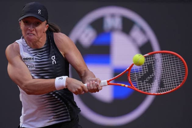 Iga Swiatek (POL) during the match between Elisabetta Cocciaretto (ITA) vs Iga Swiatek (POL) at the Italian Open in Rome, Sunday, May 10, 2026. (Alfredo Falcone LaPresse)  Copyright: xAlfredoxFalcone LaPressex