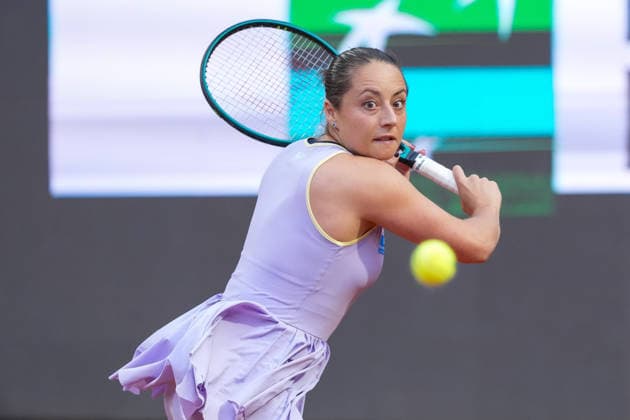 Elisabetta Cocciaretto of Italy during the match against Iga Swiatek of Poland at the Internazionali BNL d Italia 2026 tennis tournament at Foro Italico in Rome (Italy) on May, 10, 2026. AntoniettaxBaldassarre