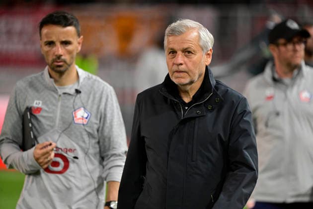 FOOTBALL : AS Monaco VS LOSC - Ligue 1 McDonald s - 10 05 2026 Bruno GÃ nÃ sio (Coach LOSC) - Ligue 1 McDonald™s match between AS Monaco and LOSC on May 10, 2026 at the Louis II Stadium in Monaco. MonacoMonaco  Copyright: xWilliamxCannarellax