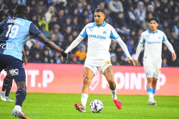 FOOTBALL : AC Le Havre vs Olympique de Marseille - Ligue 1 McDonald s - JournÃ e 33 - 10 05 2026 Facundo Medina (OM) Le HavreFrance  Copyright: xBaptistexAutissierx