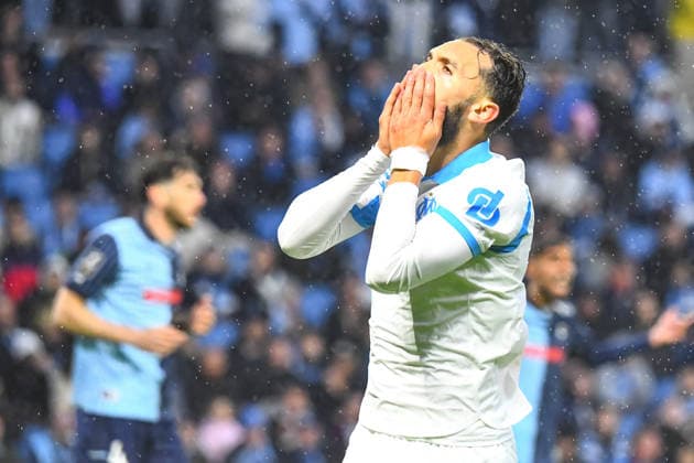 FOOTBALL : AC Le Havre vs Olympique de Marseille - Ligue 1 McDonald s - JournÃ e 33 - 10 05 2026 Amine Gouiri (OM) Le HavreFrance  Copyright: xBaptistexAutissierx