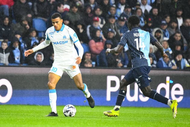 FOOTBALL : AC Le Havre vs Olympique de Marseille - Ligue 1 McDonald s - JournÃ e 33 - 10 05 2026 Mason Greenwood (OM) Le HavreFrance  Copyright: xBaptistexAutissierx