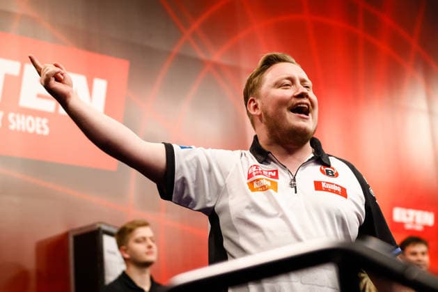 DARTS - PDC, Austrian Darts Open GRAZ,AUSTRIA,10.MAY.26 - DARTS - PDC European Tour, Austrian Darts Open. Image shows Martin Schindler (GER).  GEPAxpictures xJamesxDoak