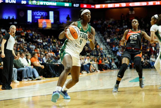 Basketball, WNBA, Connecticut Sun - Seattle Storm