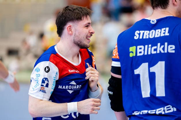 Krefeld, 10 05 2026, Handball, Men, 2 Bundesliga, 31 Matchday, 2025 2026 HSG Krefeld Niederrhein HBW Balingen Weilstetten Elias Fügel HBW Balingen Weilstetten, 24 after end of match