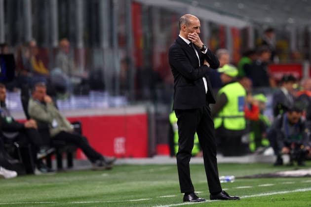 Ac Milan - Atalanta BC Massimiliano Allegri, head coach of Ac Milan looks dejected during the Serie A match beetween Ac Milan and Atalanta BC at Stadio Giuseppe Meazza on April 10, 2026 in Milano, Italy . Milano Stadio Giuseppe Meazza Italy Copyright: xMarcoxCanonierox
