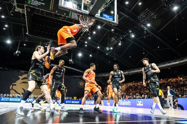 GER, easy Credit Basketball Bundesliga, Basketball Löwen Braunschweig Niners Chemnitz 10 05 2026, Volkswagenhalle, Braunschweig, GER, easy Credit Basketball Bundesliga, Basketball Löwen Braunschweig Niners Chemnitz John Edward Newman III Niners Chemnitz, 9 Â Photo Alexander Trienitz Braunschweig Volkswagenhalle Niedersachsen Germany