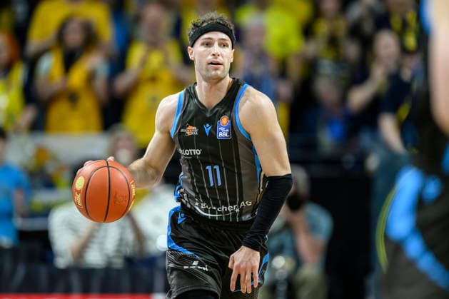 v l Jack Pagenkopf 11, Science City Jena , GER, Berlin, Basketball, Alba Berlin vs Science City Jena, in the Max Schmeling Halle , BBL, 10 5 2026 Copyright: HMBxMedia UwexKoch